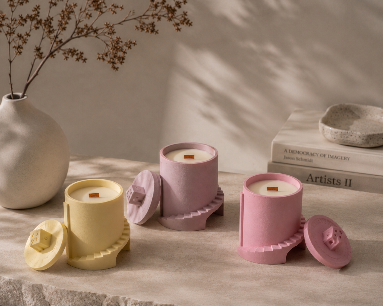 Atelier Duo Set handmade candle